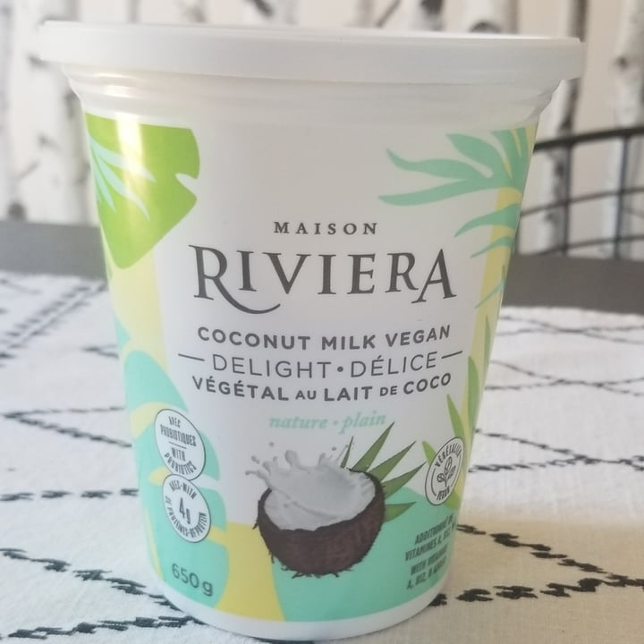 Maison Riviera Coconut milk vegan vanilla yogurt Review | abillion