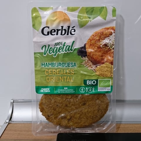 Gerblé, Hamburguesa De Cereales Oriental, meat, alternative eggs, meat & seafood, food, review