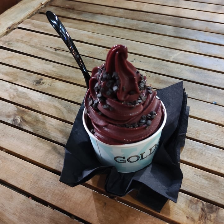 Golda ice cream Kefar Sava, Israel יוגורט אסאי Review abillion