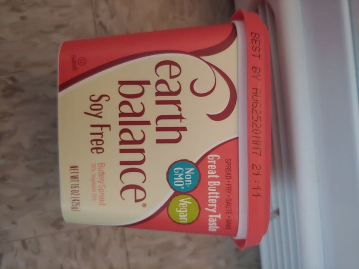 Earth Balance Soy Free Buttery Spread Review abillion