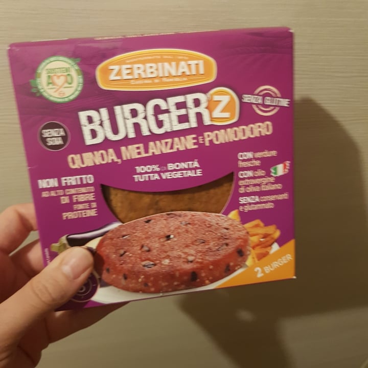 Zerbinati Burger Quinoa, Melanzane e Pomodoro Review abillion