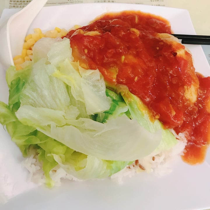 Veggie Foods Mong Kok, Hong Kong Bean Curd Roll Rice Set Review abillion