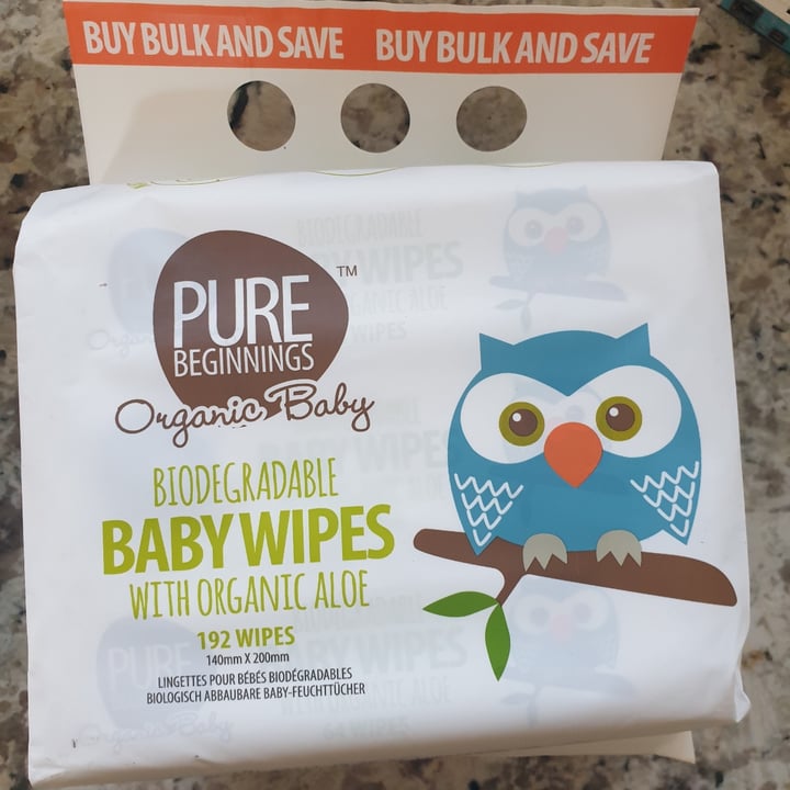 Pure Beginnings Biodegradable Baby Wipes With Organic Aloe Review
