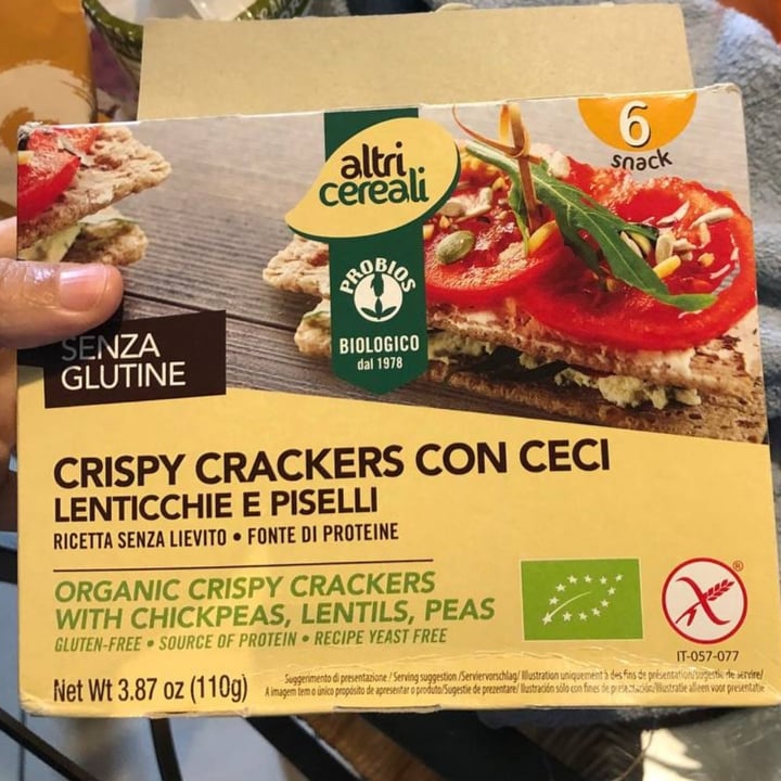 Altri cereali Crispy crackers con ceci Review | abillion
