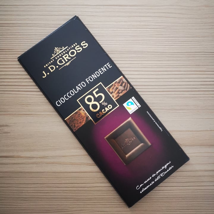 J. D. Gross Chocolate Ecuador 85 Review abillion