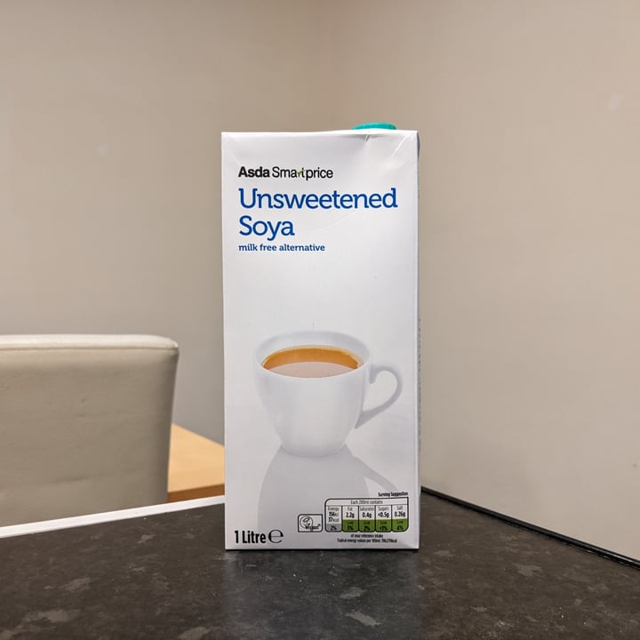 Asda Smartprice Unsweetened Soya milk free alternative Review abillion