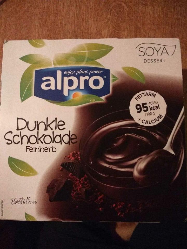 Alpro Dunkle Schokolade Feinherb Soja-Dessert Review | abillion