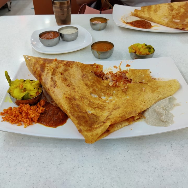Nagercoil Arya Bhavan Kallang, Singapore Podi Onion Dosa Review abillion