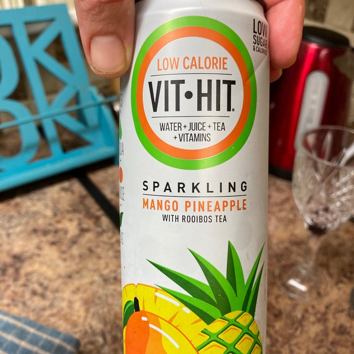 Vit hit Sparkling mango pineapple drink Review abillion