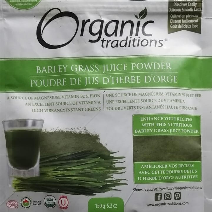 Organic Traditions Barley Grass Juice Powder Review abillion