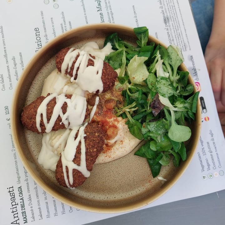 Dukka Brescia, Italy Hummus Con Falafel Review abillion