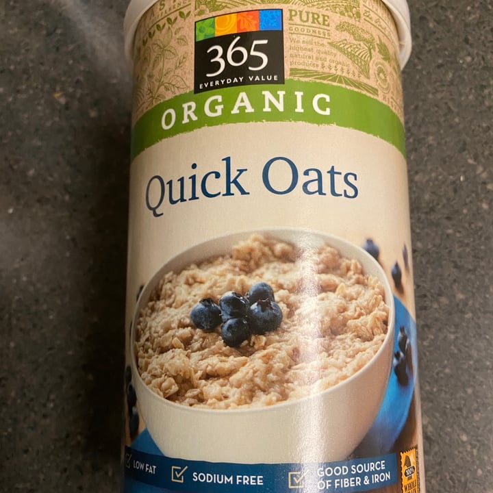365 Whole Foods Market Organic Quick Oats Review abillion