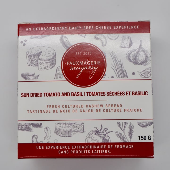 review photo of Fauxmagerie Zengarry Sun Dried Tomato And Basil Fresh Cultured Cashew Spread shared by @kaylabear on 27 Dec 2020 - review