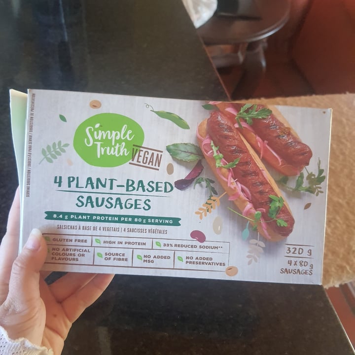 Simple Truth 4 PlantBased Sausages Review abillion