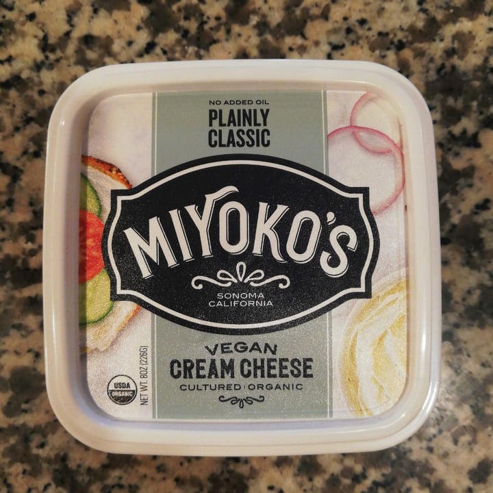 Miyoko's Creamery Organic Cultured Vegan Cream Cheese Classic Plain