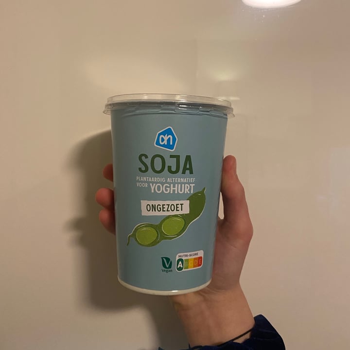 Albert Heijn soy yogurt plain unsweetened Review abillion