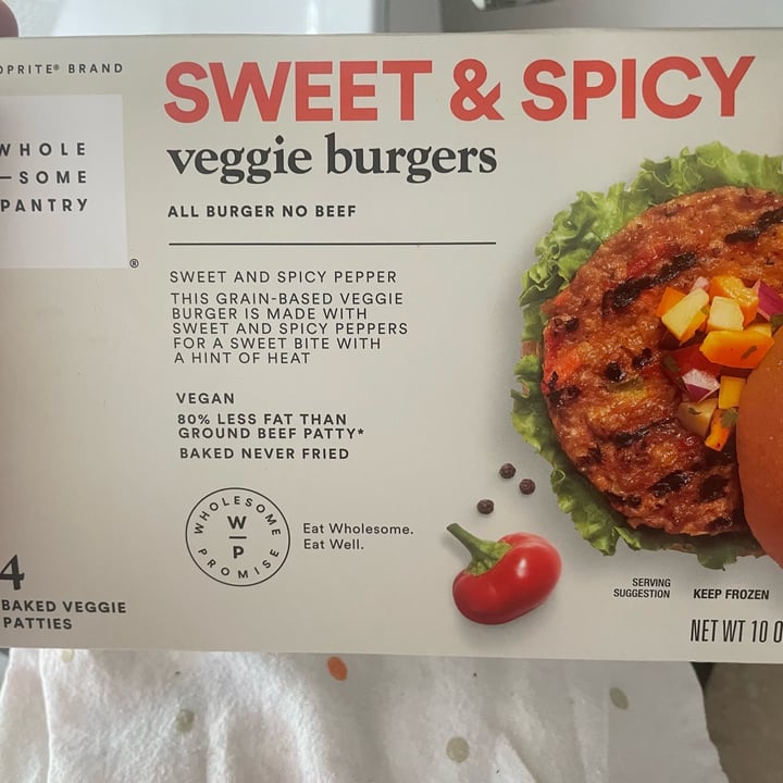 ShopRite Sweet & spicy veggie burger Reviews abillion