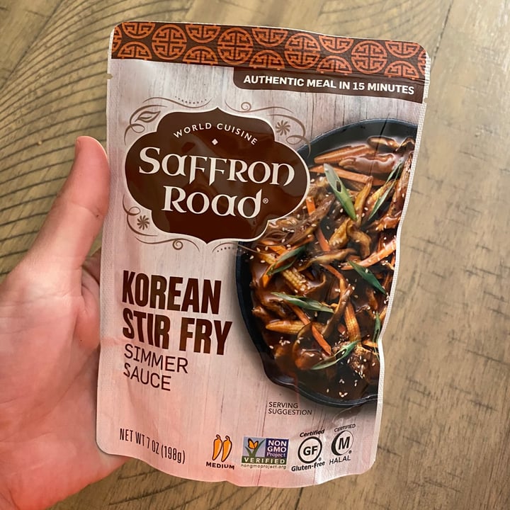Saffron Road Korean Stir Fry Simmer Sauce Review abillion