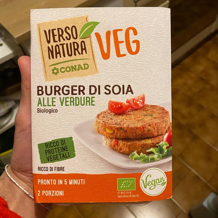 Verso Natura Conad Veg Burger Di Soia alle Verdure Review abillion