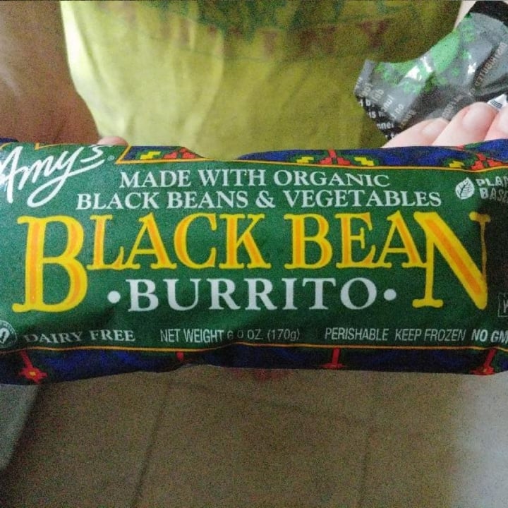 Amy’s Organic Black Bean & Vegetables Burrito Review abillion