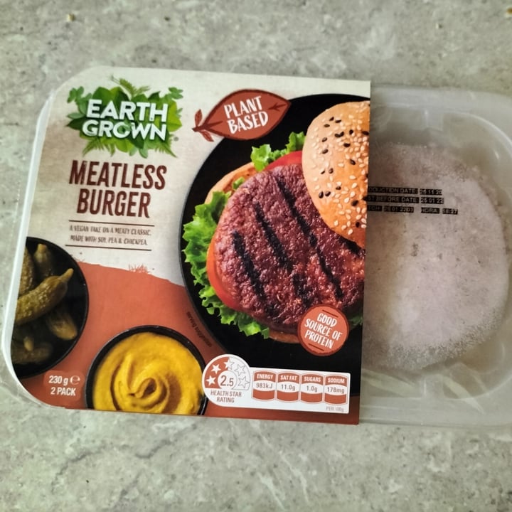 Earth Grown Plant Based Meatless Burger Review abillion
