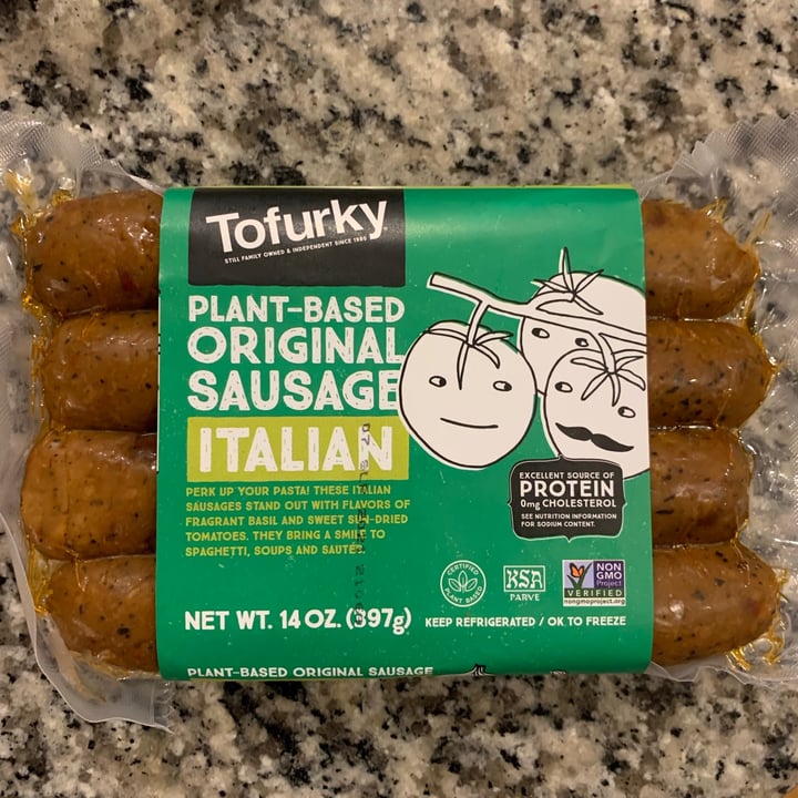 Tofurky Plantbased Sausages Italian Review abillion