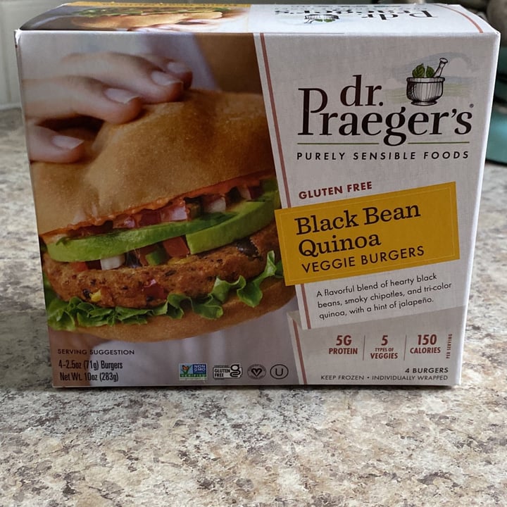 Dr. Praeger's Black Bean Quinoa Veggie Burgers Review abillion