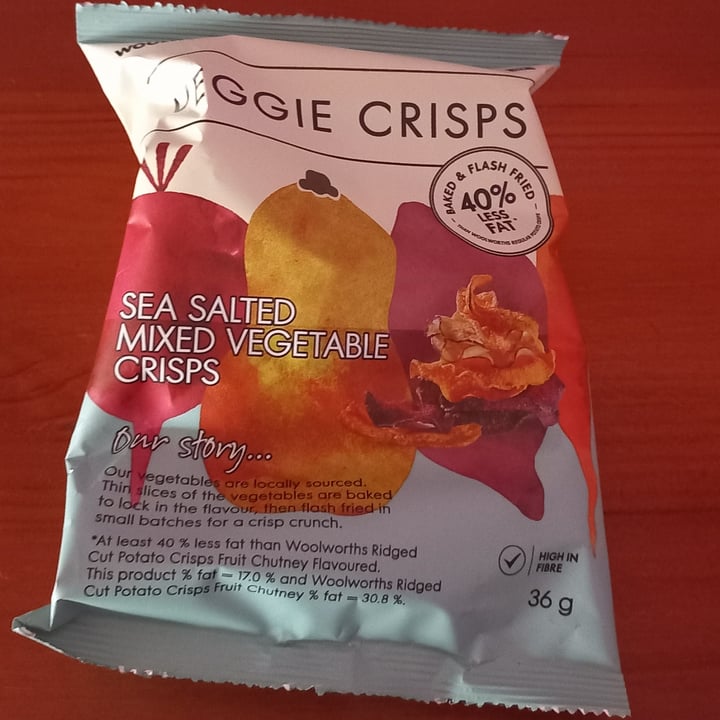 Woolworths Food Veggie Crisps Sea Salted Mixed Vegetable Crisps Review