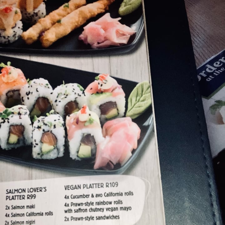 John Dory's Beacon Bay East London, South Africa Vegan Sushi Platter