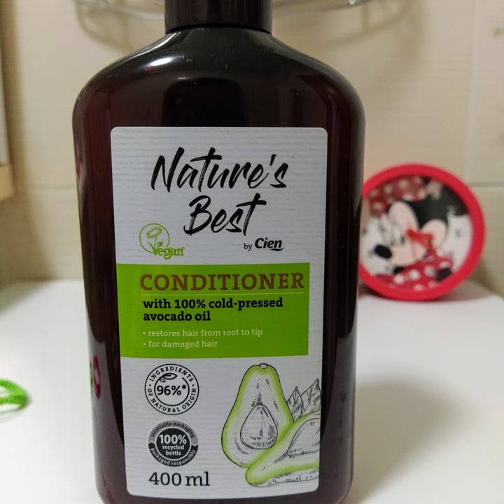 Cien Nature's Best Conditioner with 100 cold pressed Avocado Oil