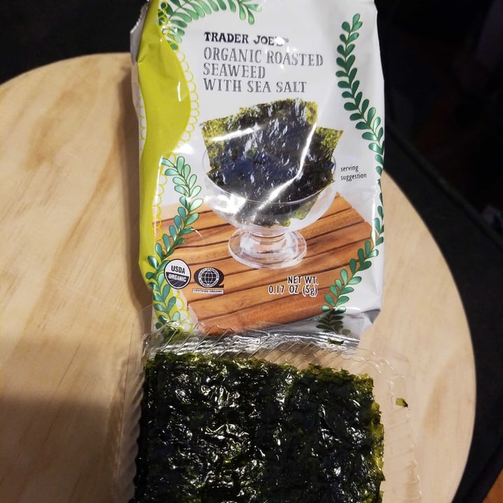 Trader Joe's Organic roasted seaweed Review abillion
