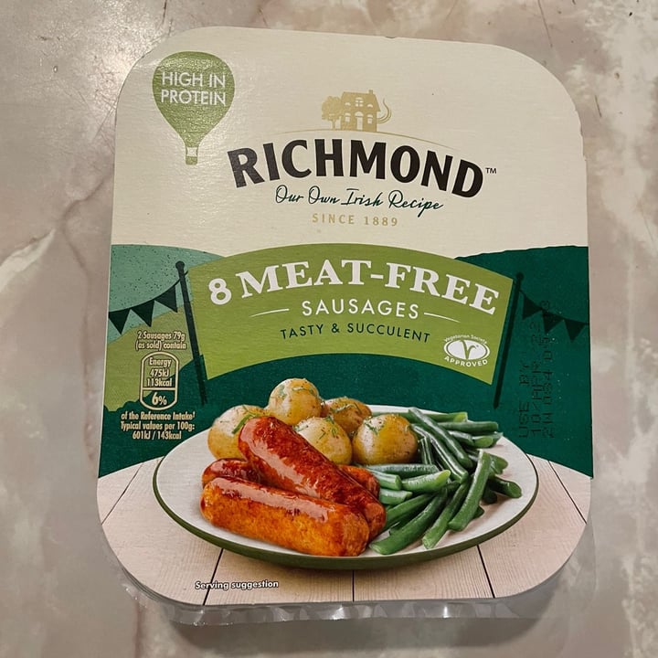 Richmond Richmond Meat Free Sausages Review abillion