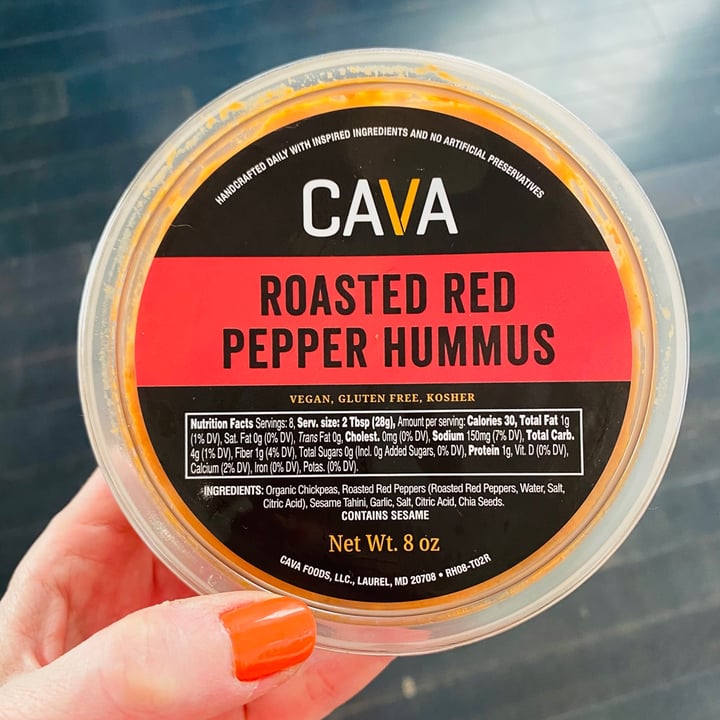 Cava Roasted Red Pepper Hummus Review abillion