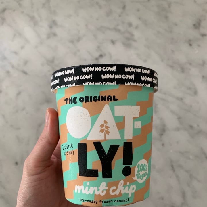 Oatly Mint Chip Nondairy Frozen Dessert Review abillion