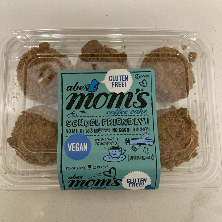 Abe's Vegan Muffins Abe's Mom's Gluten Free Coffee Cake Muffins Review