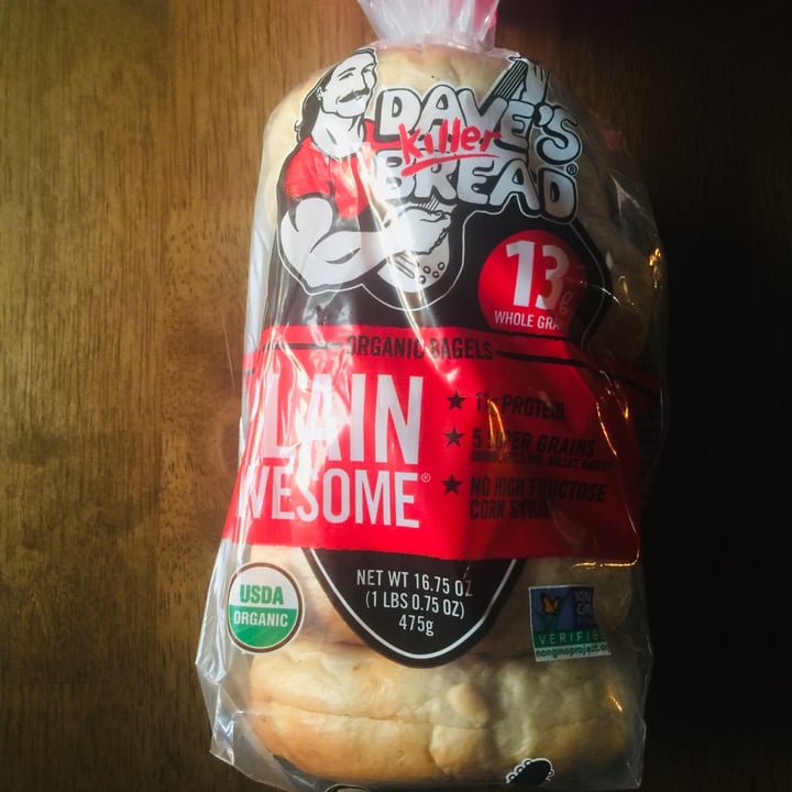 Dave's Killer Bread PLAIN AWESOME BAGELS Review abillion