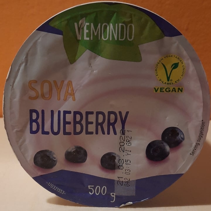 Vemondo Yogurt soya blueberry Review abillion