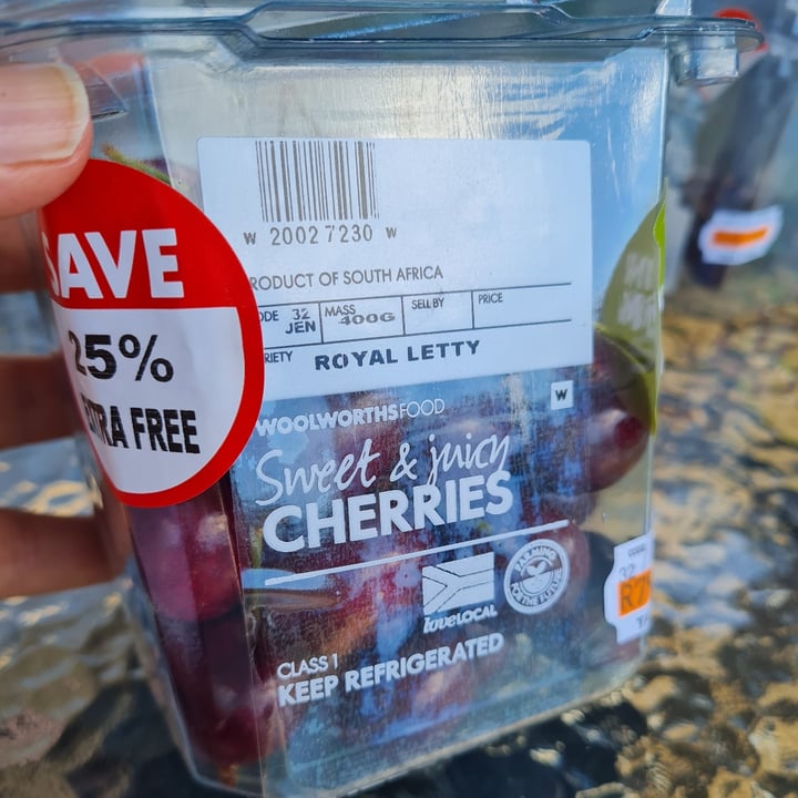 Woolworths Food Royal Letty Cherries Review abillion