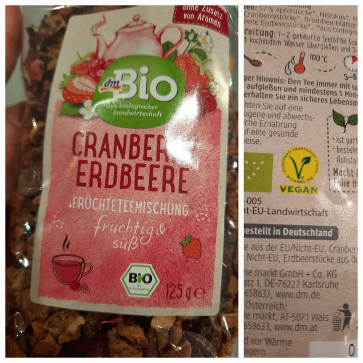 dmBio Cranberry + Erdbeer Tee Reviews | abillion
