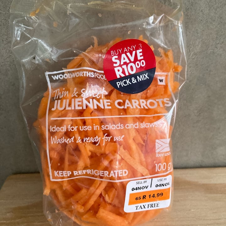 Woolworths Food Julienne Carrots Review abillion