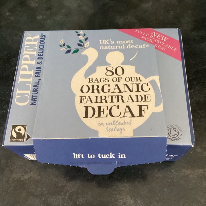 Clipper organic decaf tea Reviews abillion