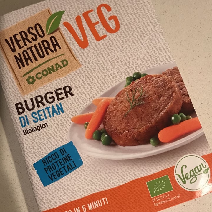 Verso Natura Conad Veg Burger Di Seitan Biologico Review abillion