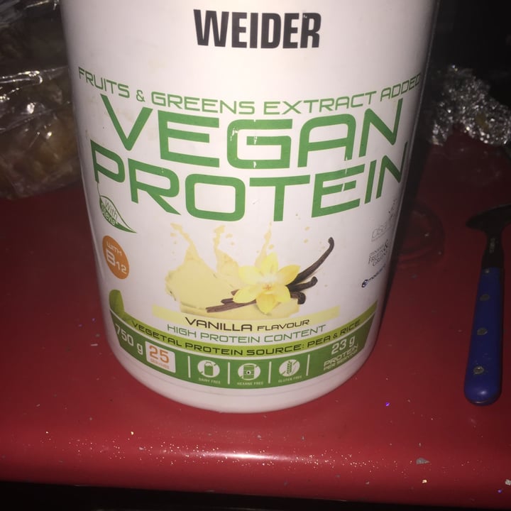photo of Weider Proteína dd guisante en polvo sabor manzana shared by @annettesamy on  25 Sep 2021 - review