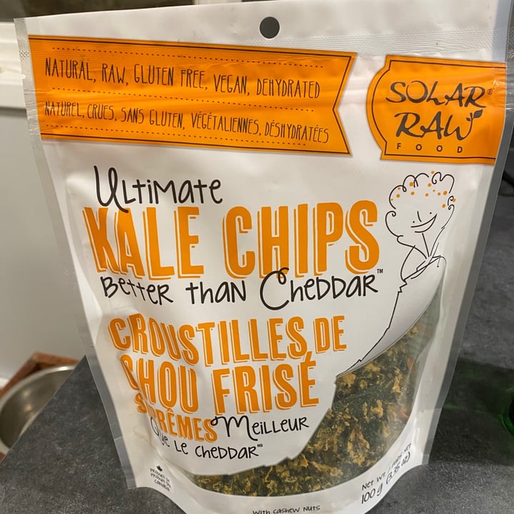 Solar raw Ultimate Kale chips Review abillion