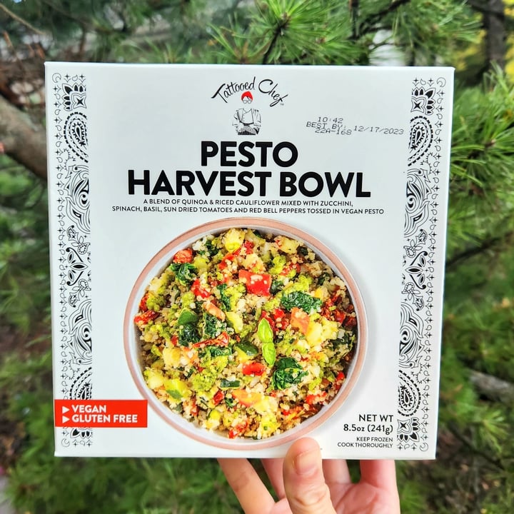 Tattooed Chef Pesto Harvest Bowl Review abillion