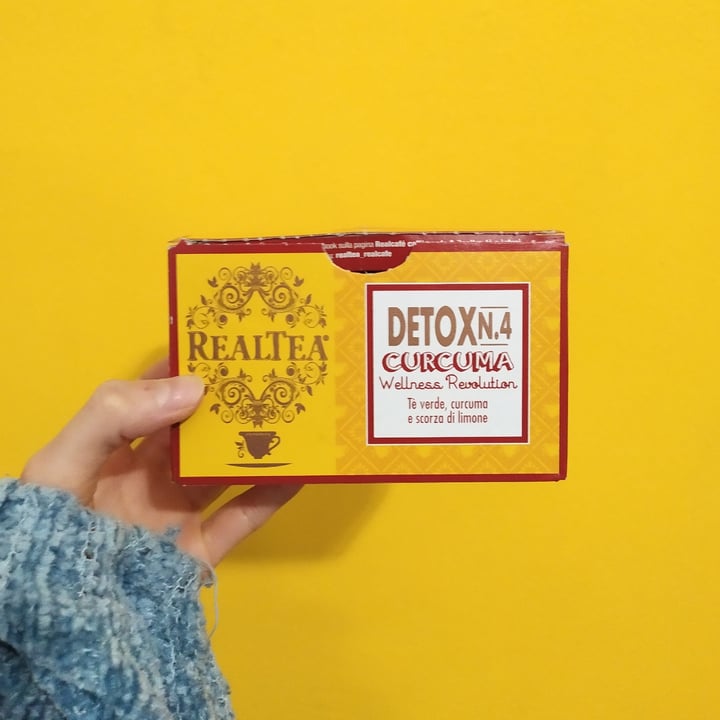 Real tea Detox n.4 CURCUMA Wellness Revolution Review abillion