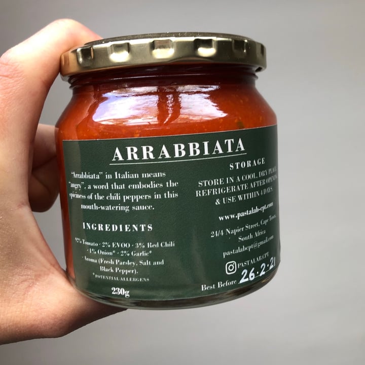 Pasta Lab CPT Arrabbiata Pasta Sauce Review abillion