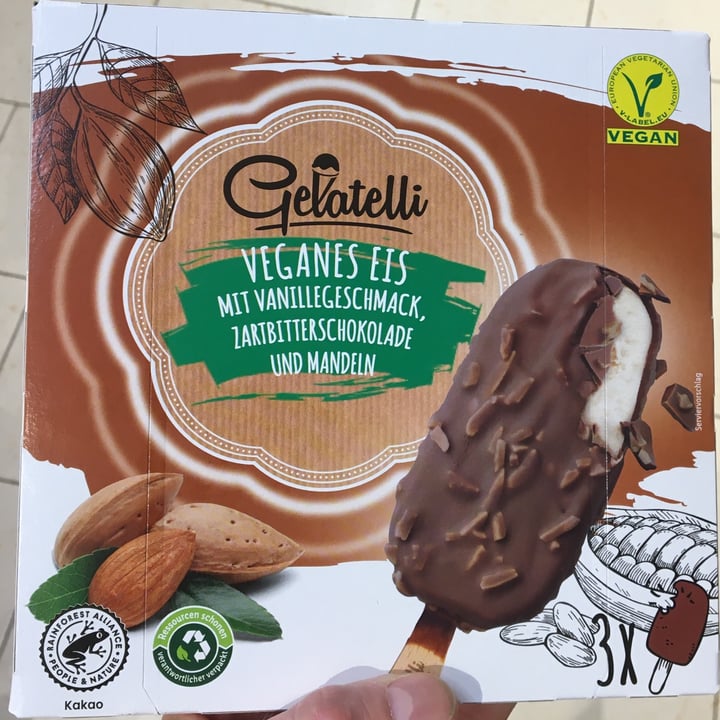 review photo of Gelatelli Vegan Ice Cream with Chocolate and Almonds shared by @marioso on 10 Sep 2021 - review