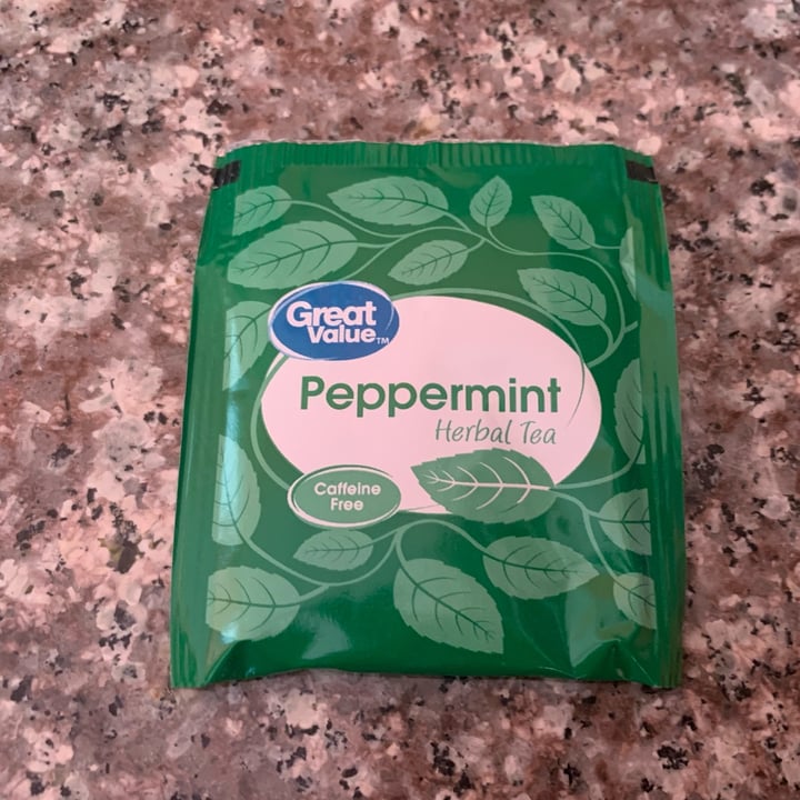 Great Value Peppermint herbal tea Review abillion