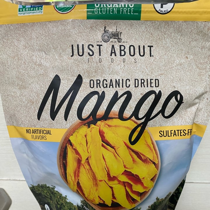 Just About Foods organic dried mango Review abillion